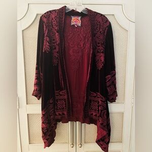 Johnny Was Velvet Jacket